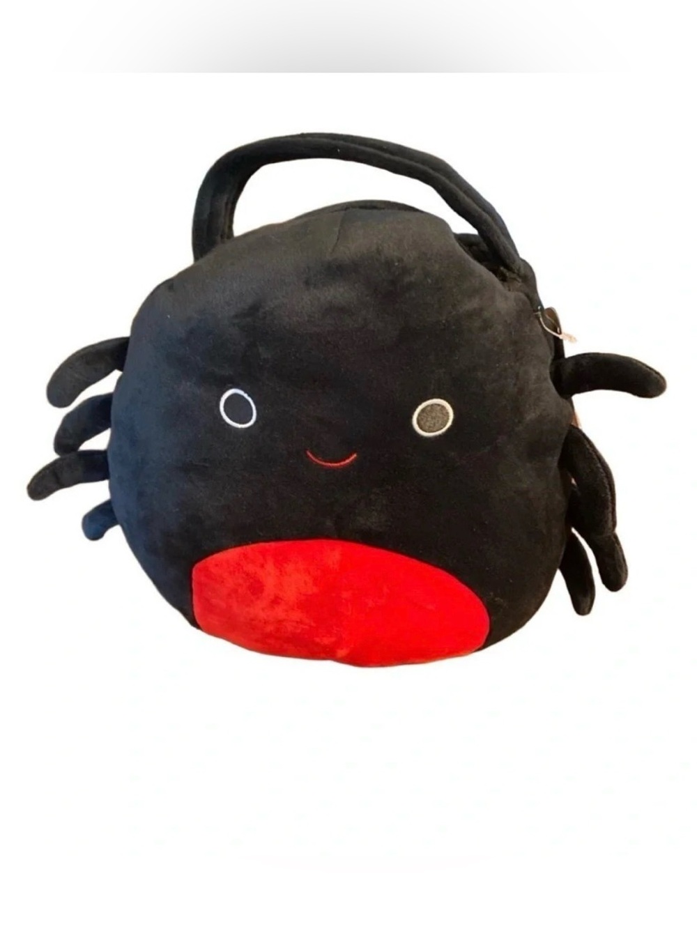 Squishmallows Bella the Spider Halloween Treat Pail 12” Plush Candy Bucket NWT